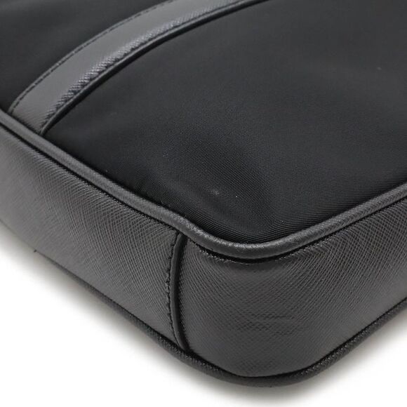 Prada Nylon Leather Briefcase - Picture 3 of 8